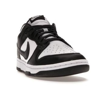 New Nike Dunk Low Sneakers White/Black-White Size 8.5 Women's/Men's 7